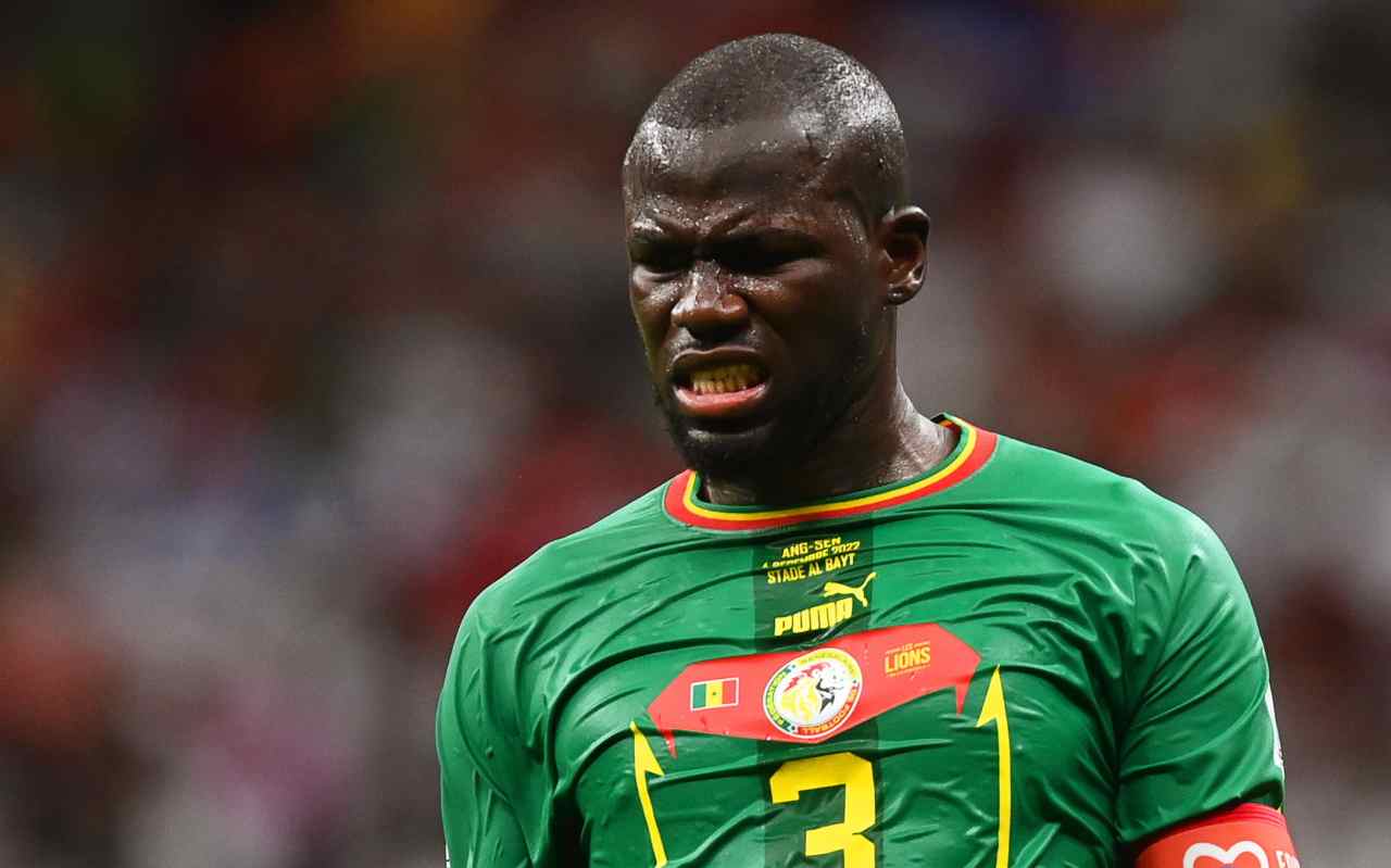 Koulibaly con la maglia del Senegal 