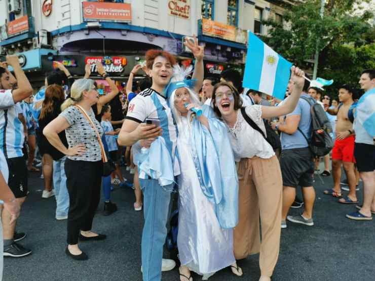 Tifosi argentini in festa - Napolicalciolive.com