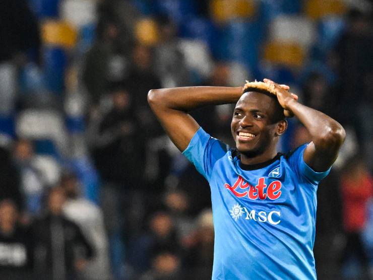 Victor Osimhen, attaccante del Napoli - Napolicalciolive.com