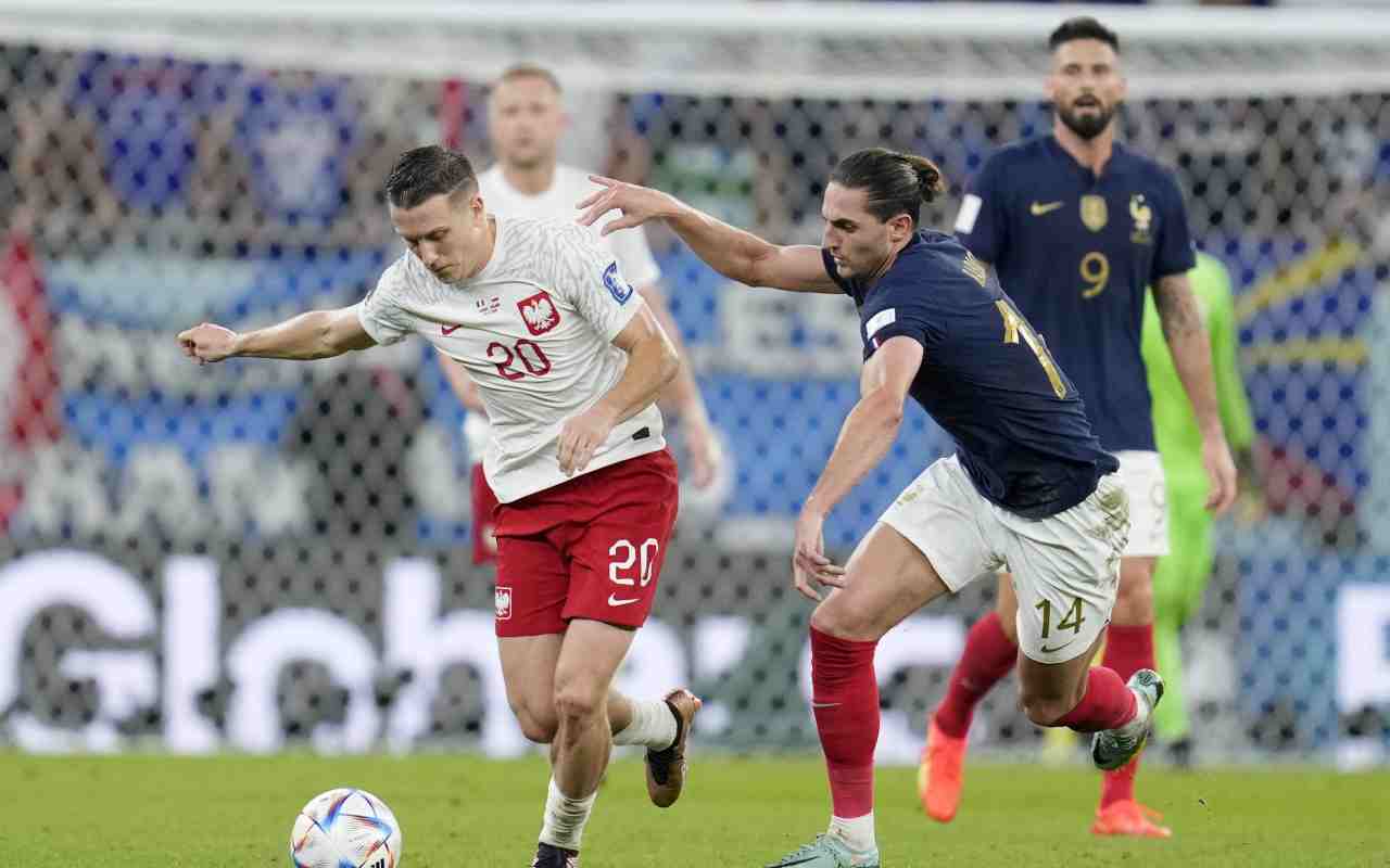 Zielinski con Rabiot