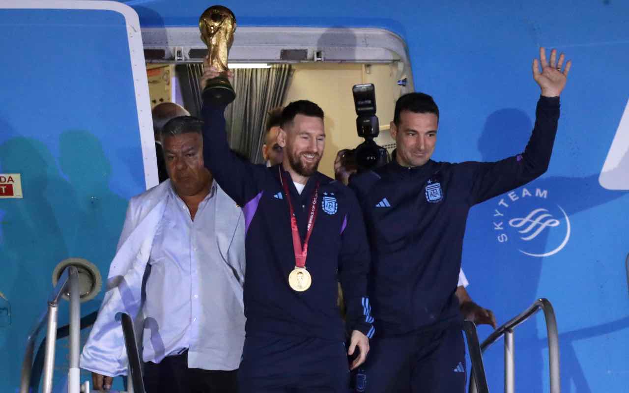 Messi Scaloni Qatar Argentina