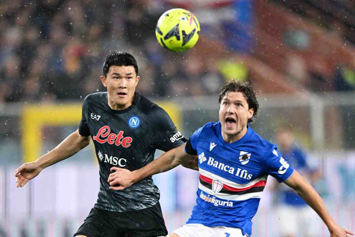 Kim Min-Jae durante Sampdoria-Napoli napolicalciolive.com 08012023