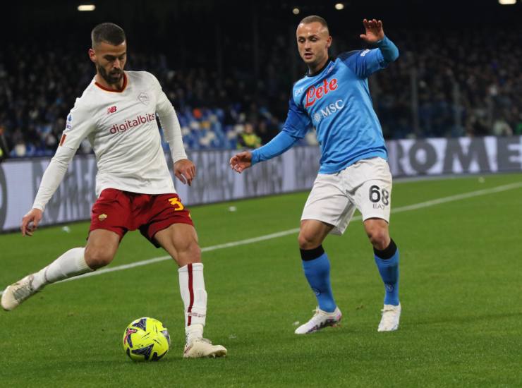 Lobotka con Spinazzola 