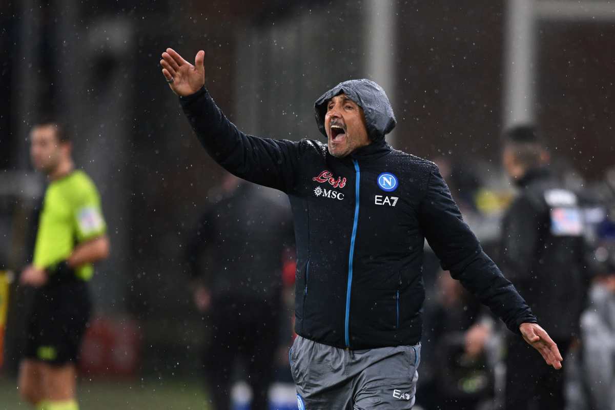 Luciano Spalletti durante Sampdoria-Napoli napolicalciolive.com 08012023