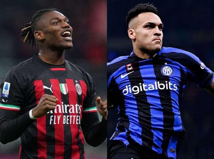 Leao Lautaro Milan Inter Tiziano Crudeli