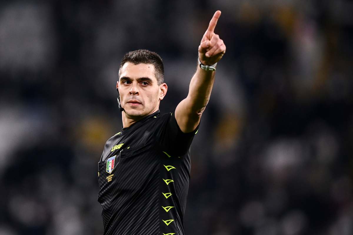 Simone Sozza sarà l'arbitro di Inter-Napoli 03012023