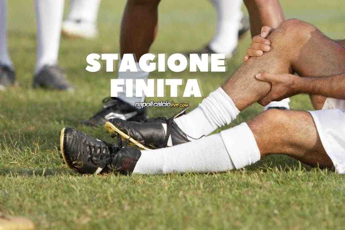 Stagione finita calciatore