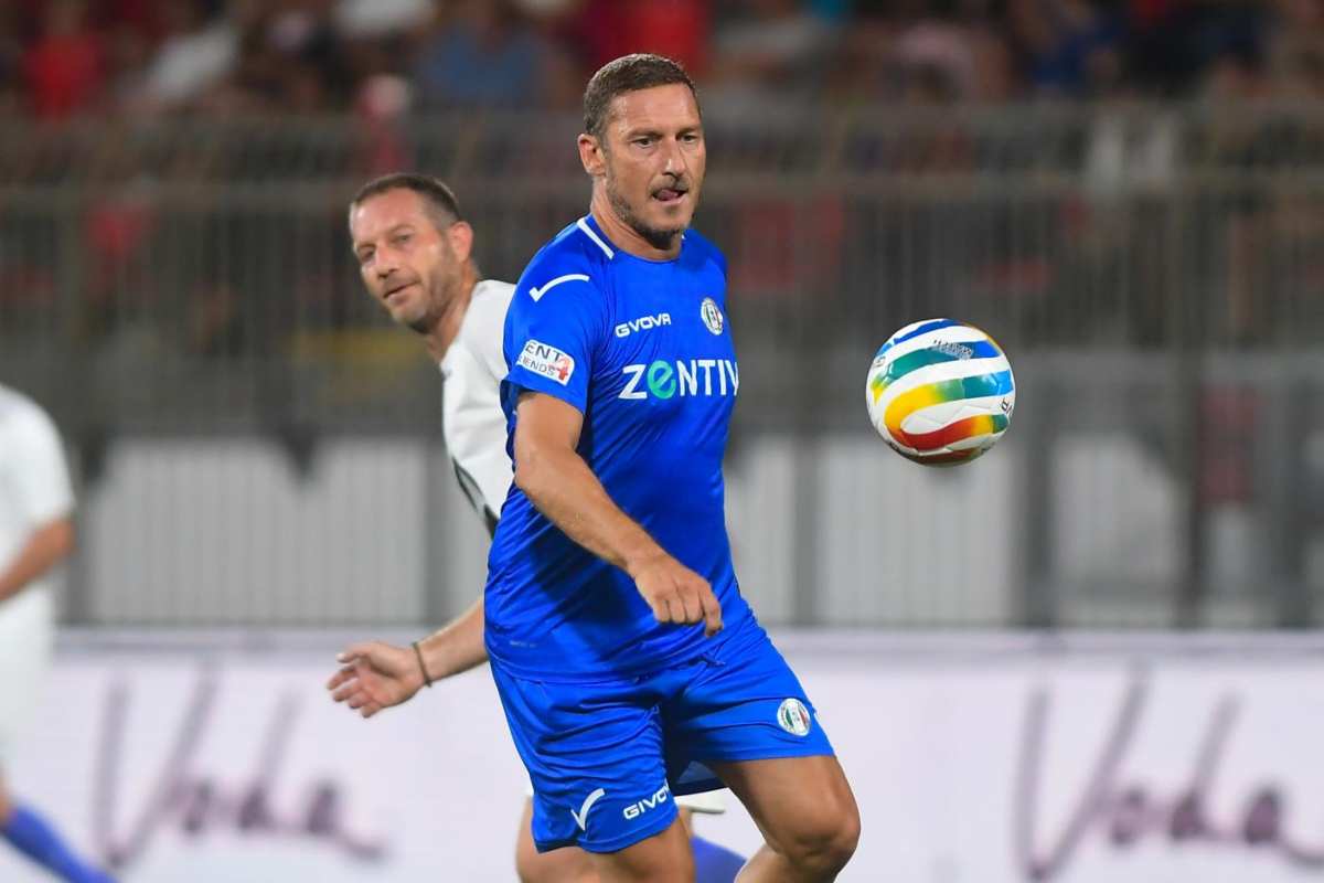 Totti in campo