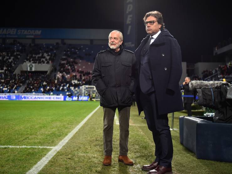 De Laurentiis e Giuntoli mercato