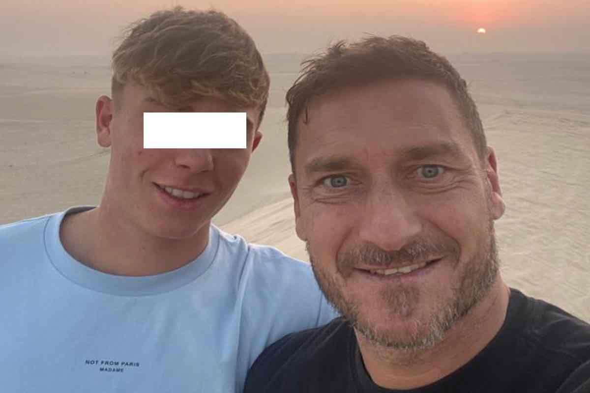 Christian Totti e Francesco Totti