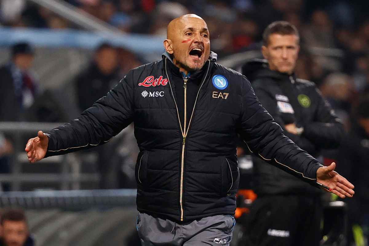 Spalletti arrabbiato 