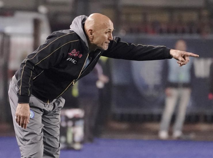 Spalletti dà indicazioni 