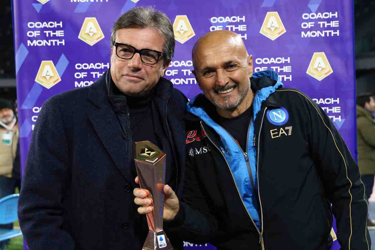 Spalletti con Giuntoli al Maradona 