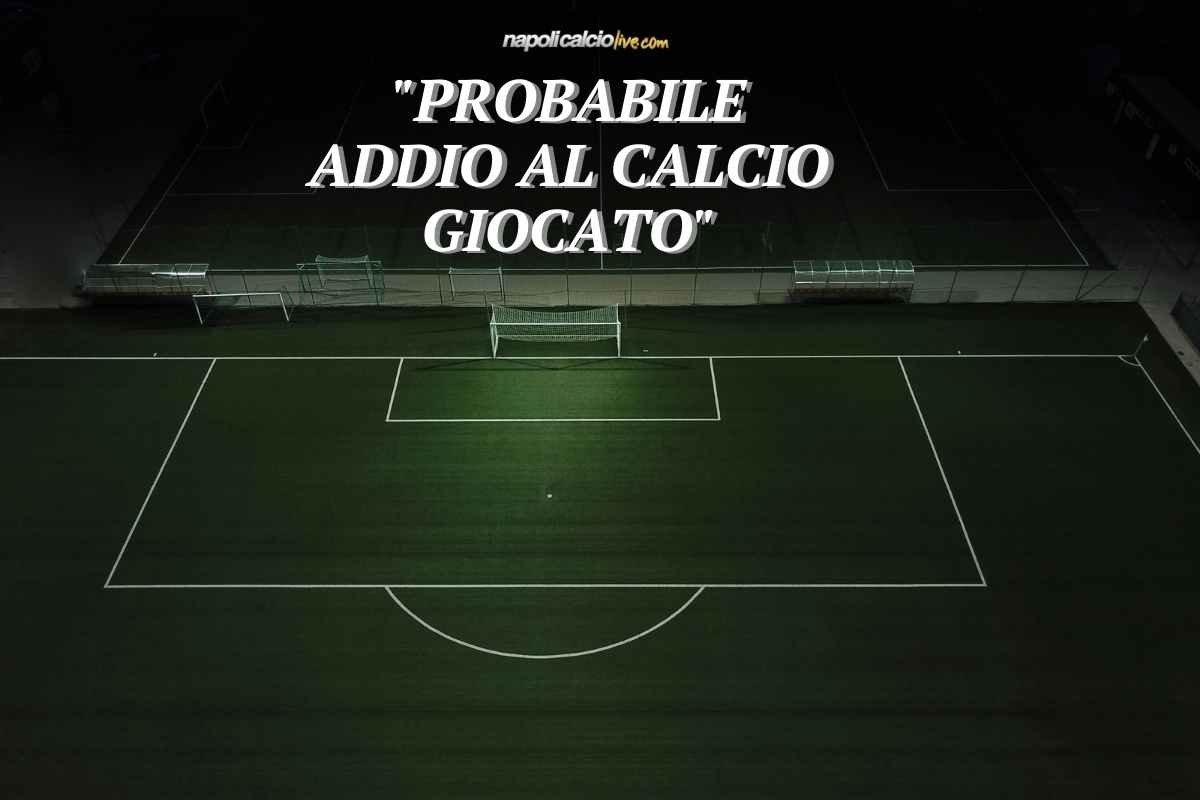 Probabile addio al calcio giocato