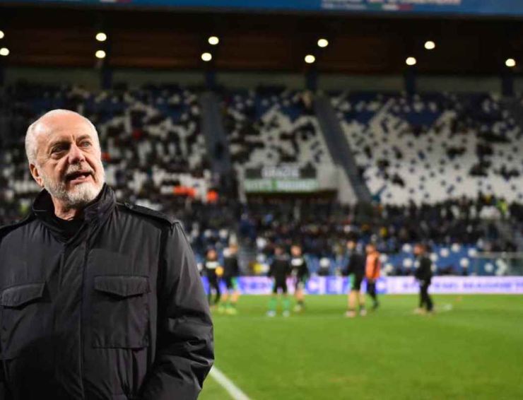 De Laurentiis al Mapei Stadium