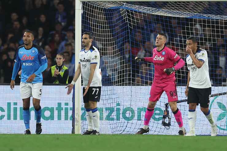 Gollini portiere di Napoli-Atalanta