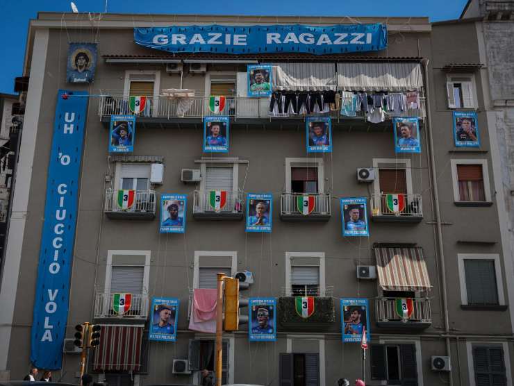 Festa scudetto Napoli, le vie della città