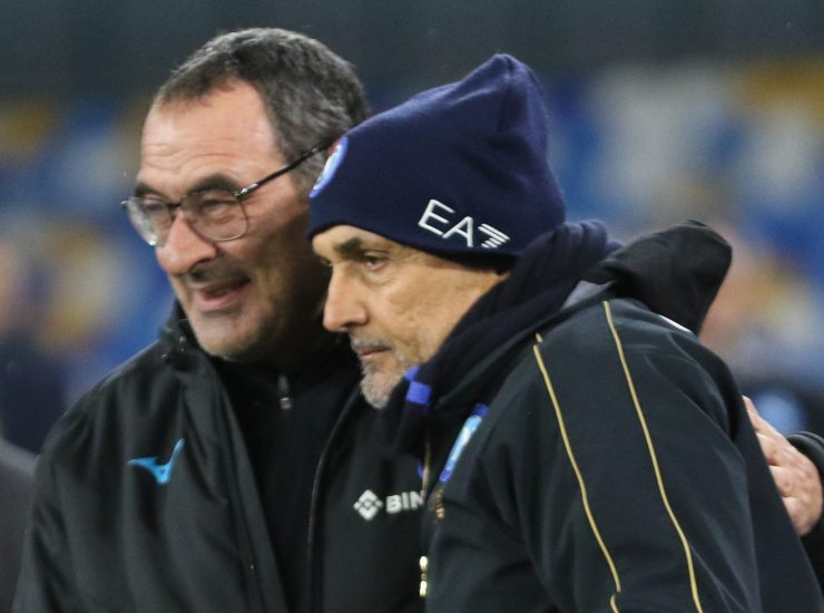 Sarri con Spalletti 