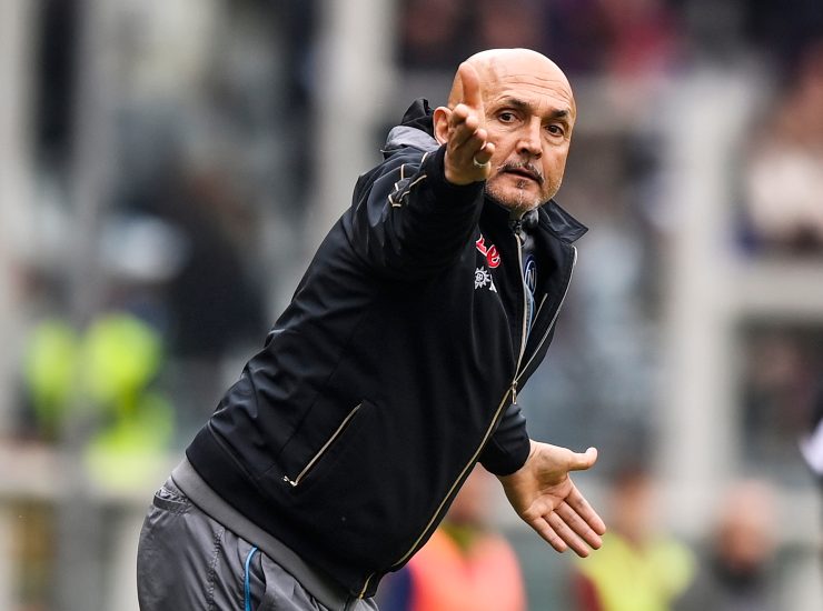 Spalletti dà indicazioni 