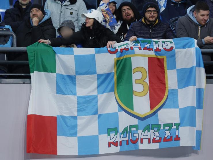 Scudetto Napoli striscione