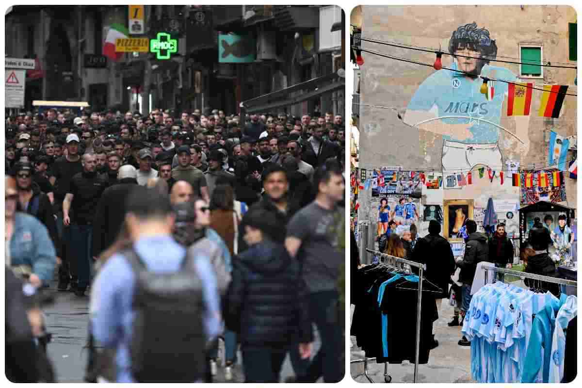 Ultras Eintracht a Napoli