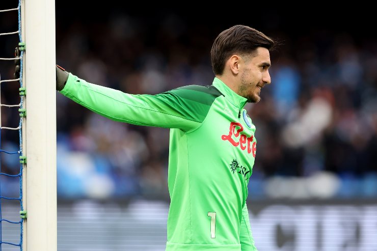 Meret, il Tottenham fa tremare il Napoli