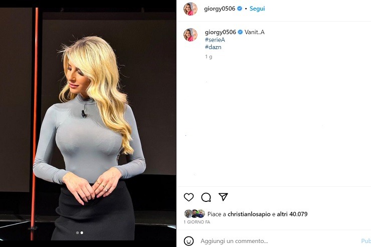 Giorgia Rossi curve meglio Diletta Leotta