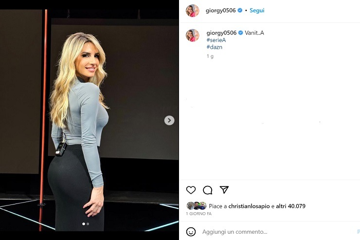 Giorgia Rossi curve meglio Diletta Leotta