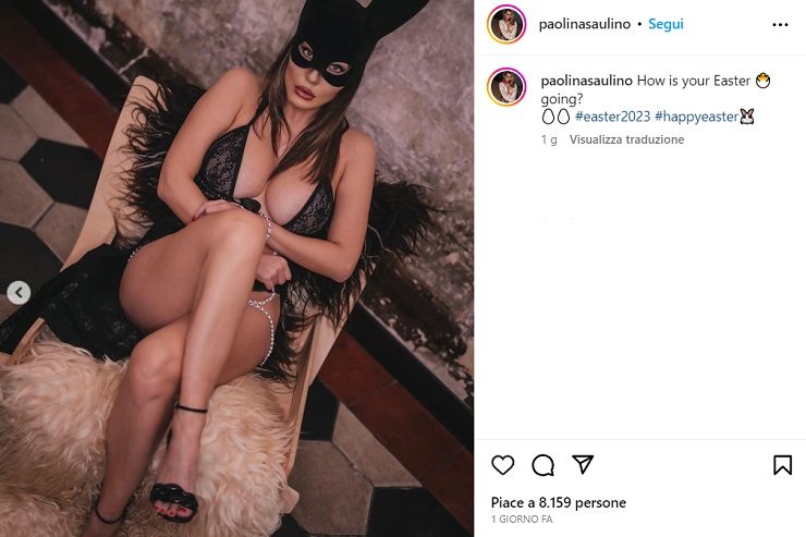 Paola Saulino, trasparenze bollenti in intimo