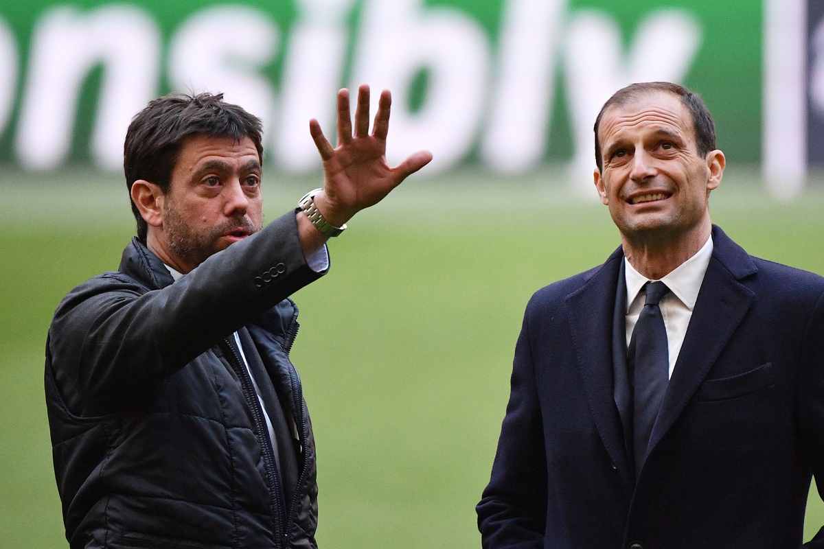 agnelli e allegri - foto lapresse