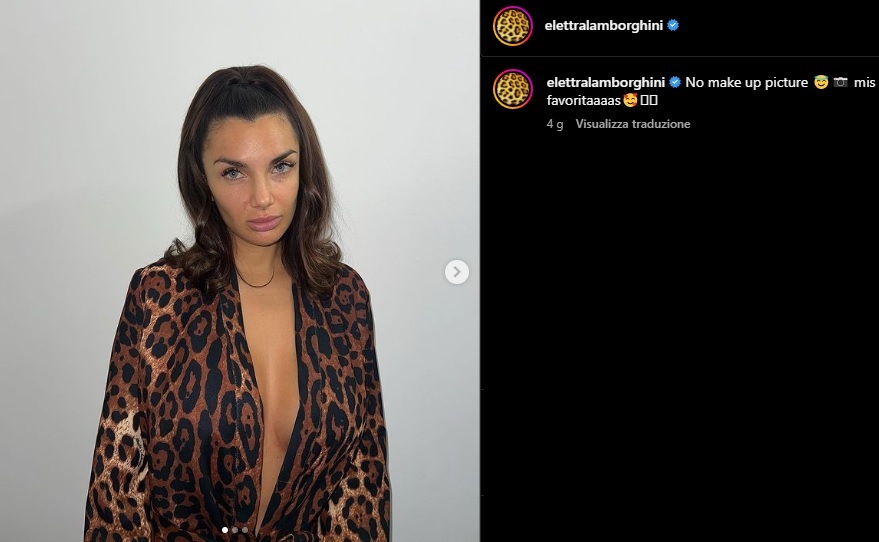 La foto di Elettra Lamborghini piccante