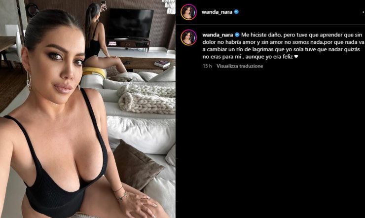 Wanda Nara, foto provocante