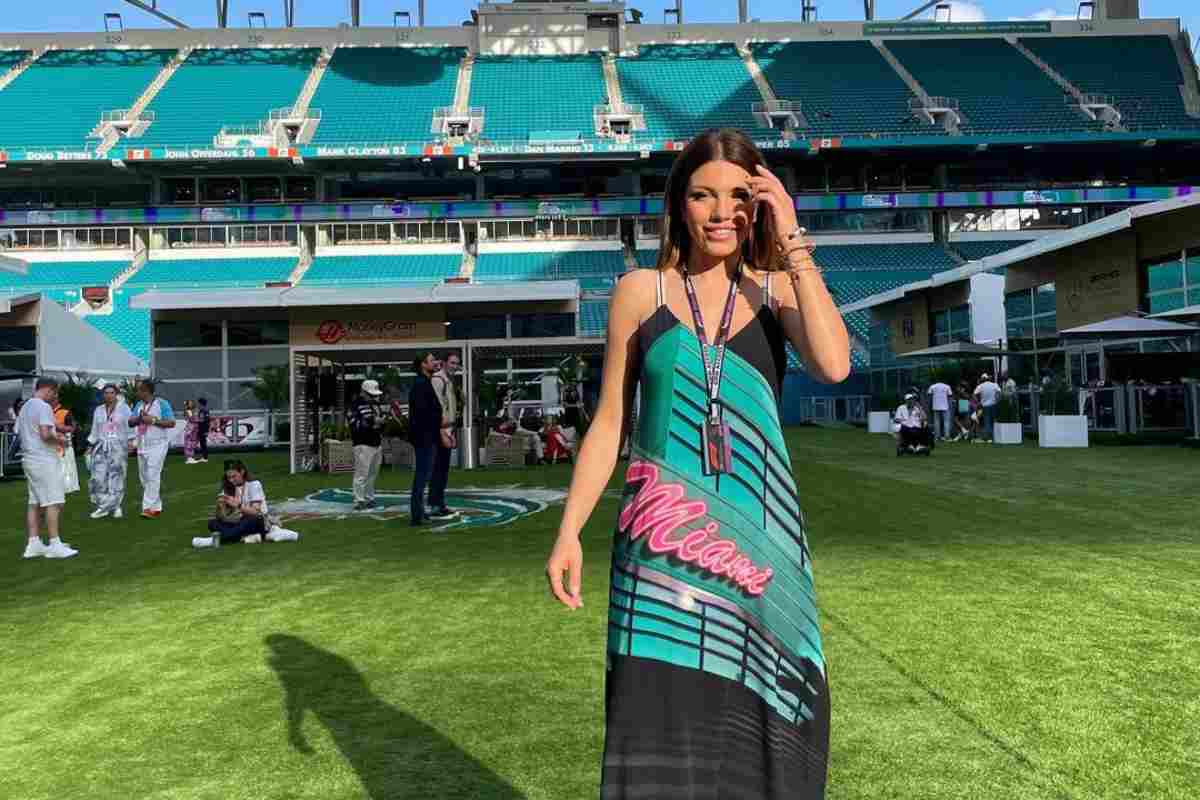 Federica Masolin regina della Formula 1: a Miami domina anche allo stadio