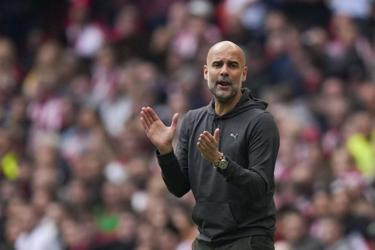 Figlia di Pep celebra il City