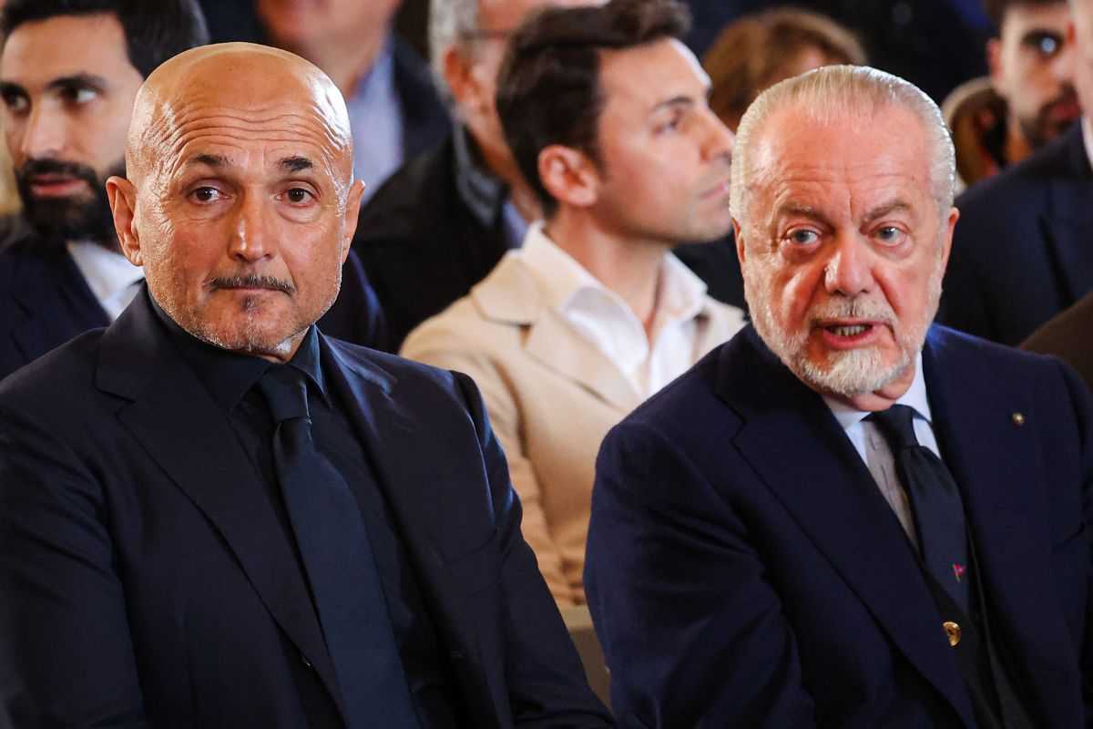 Gelo totale fra Spalletti e De Laurentiis