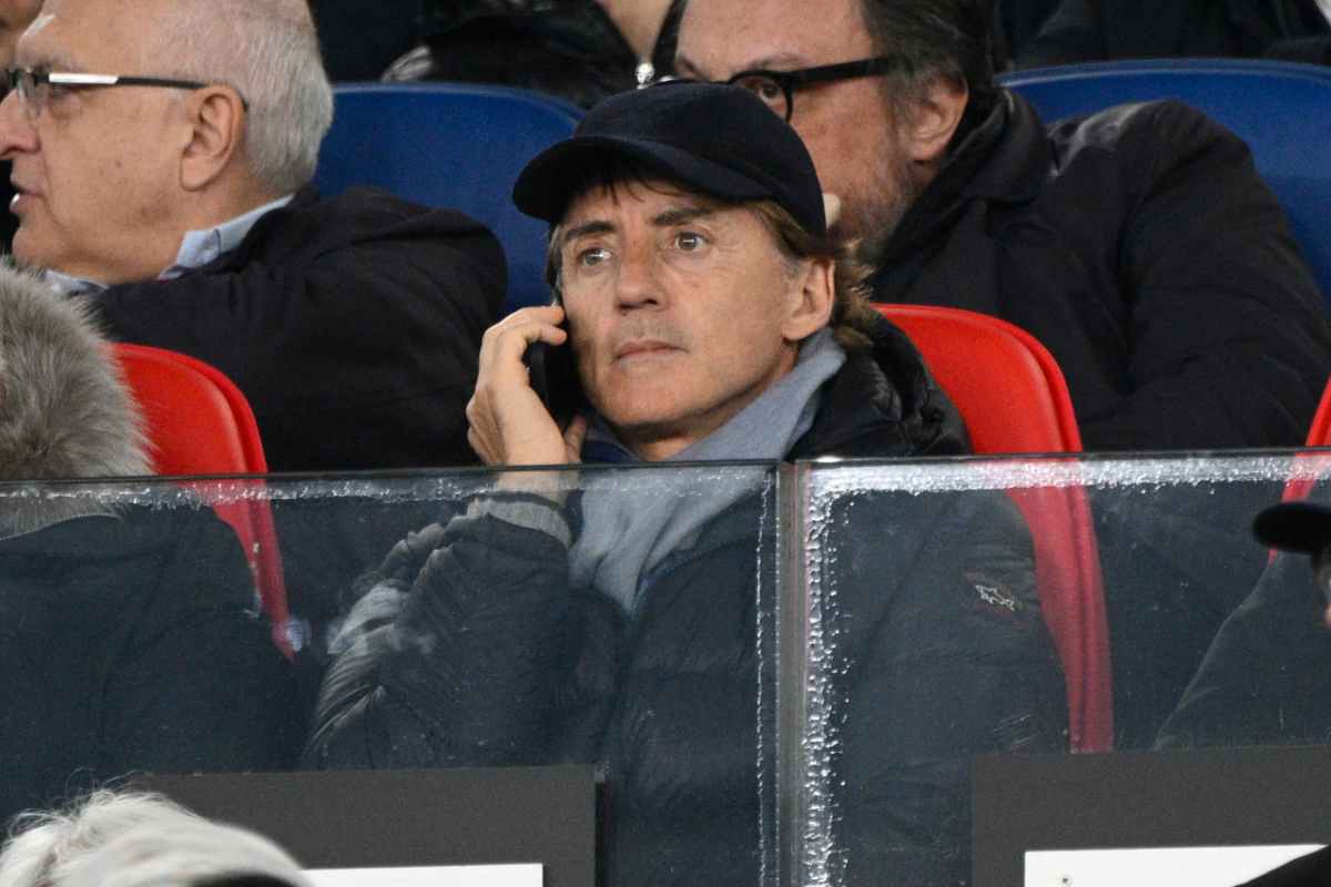 Mancini, annuncio in diretta