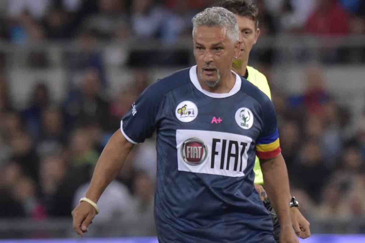 Roberto Baggio in campo
