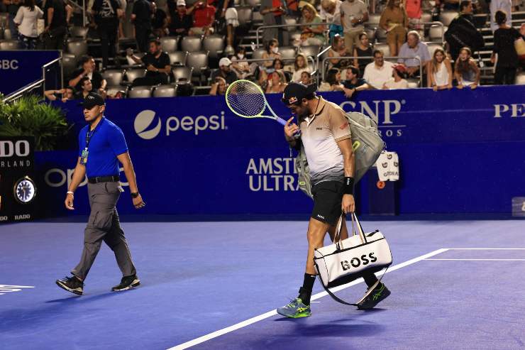 Matteo Berrettini, momento nerissimo