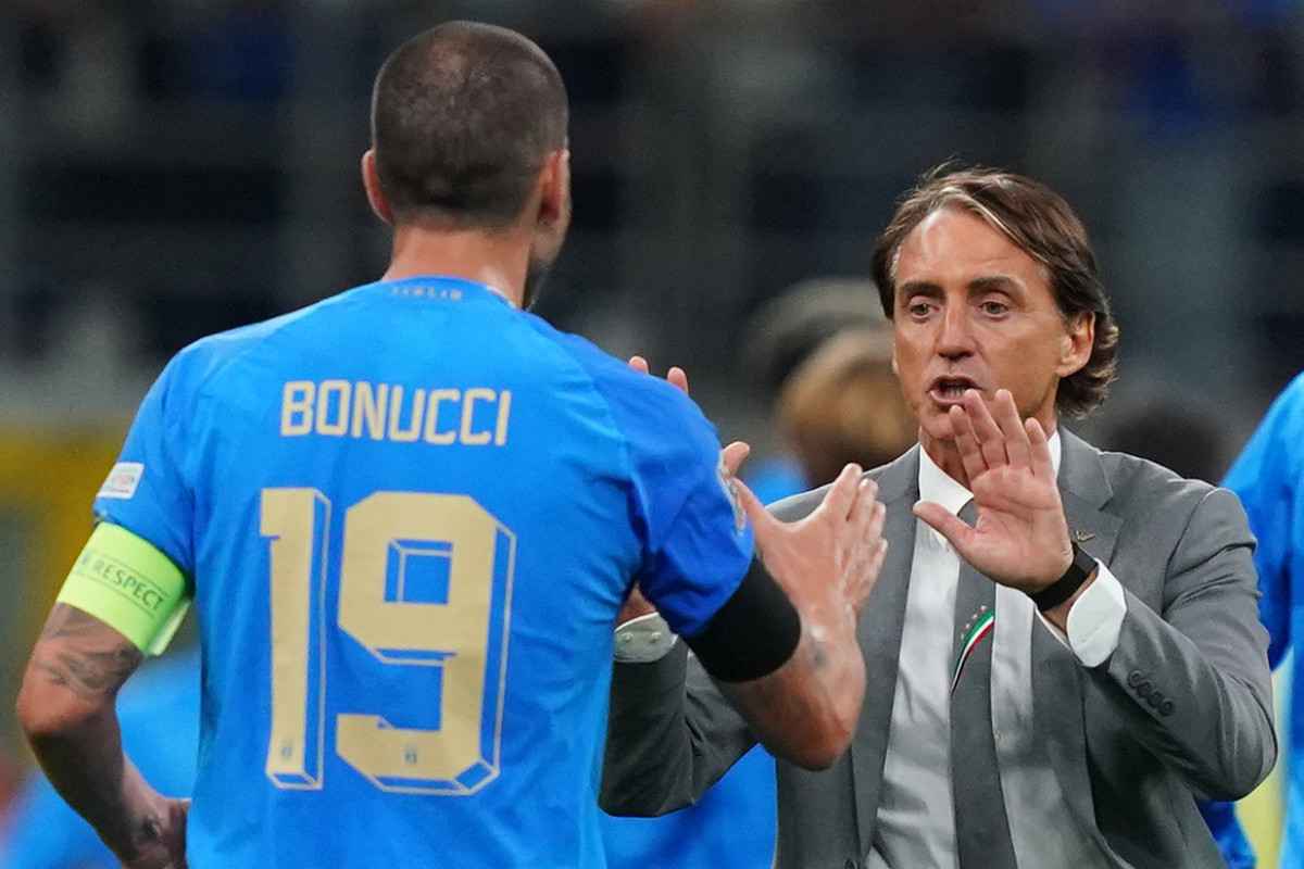 Mancini al centro di polemiche per essersi affidato a Bonucci