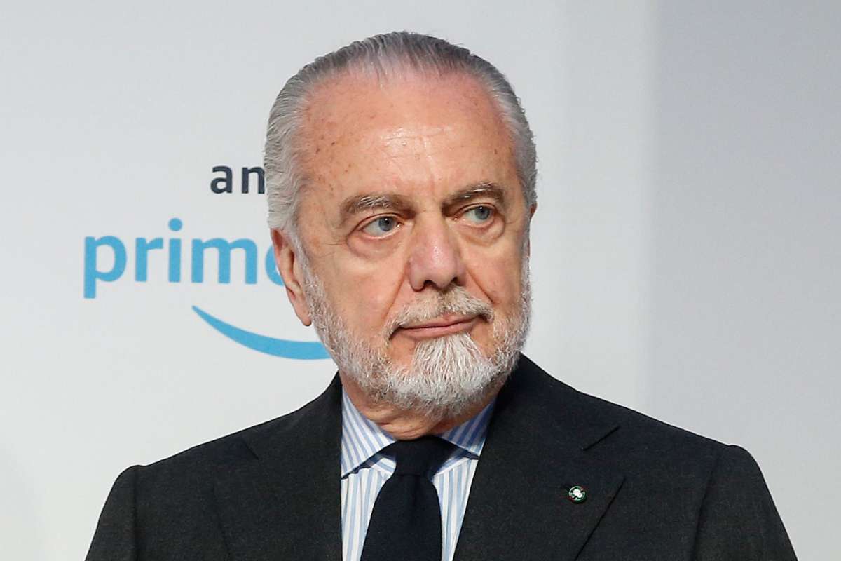 De Laurentiis si arrabbia in diretta tv