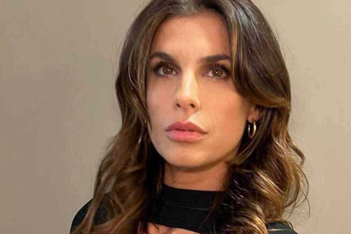 Elisabetta Canalis vestito scollato trasparente