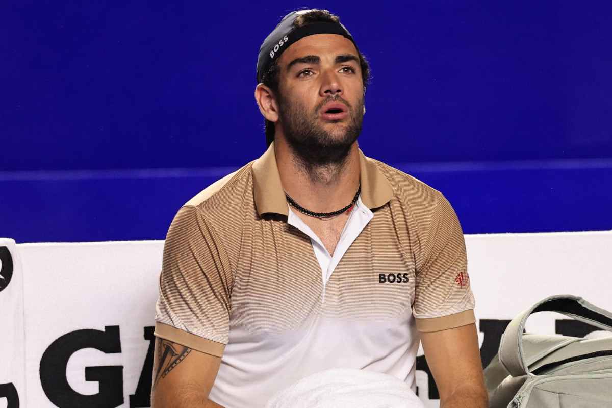 Matteo Berrettini sconsolato