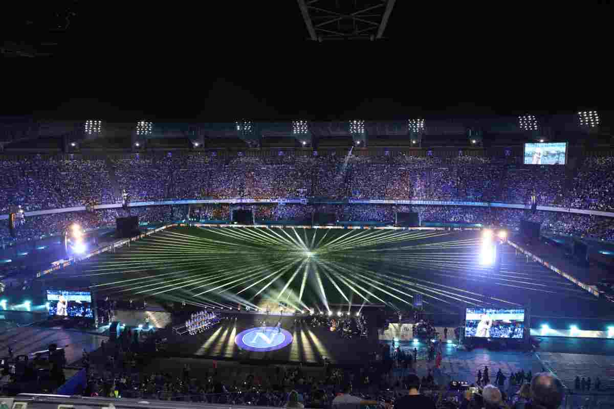 Stadio 'Maradona' spettacolo anche senza il Napoli