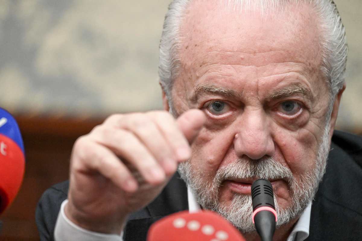 De Laurentiis in conferenza stampa 