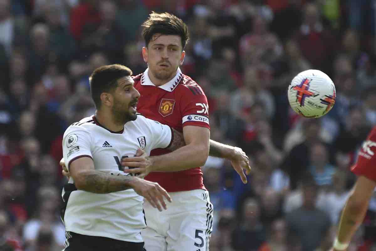 Harry Maguire in azione 