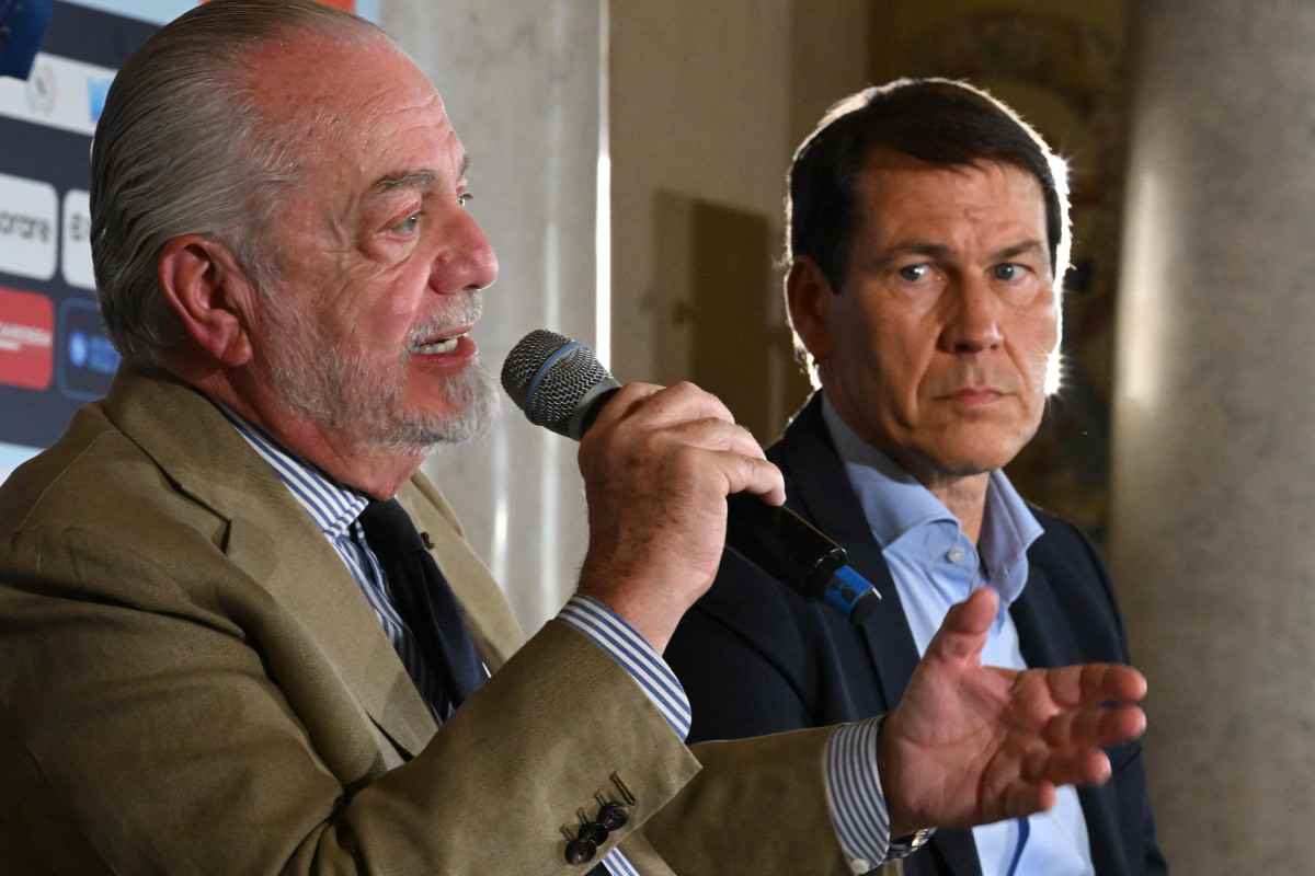 Aurelio De Laurentiis con Rudi Garcia