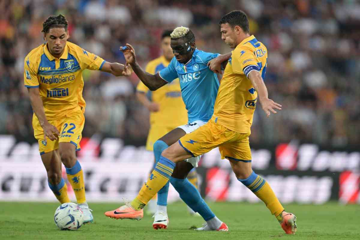 Frosinone-Napoli, aggressione tifoso