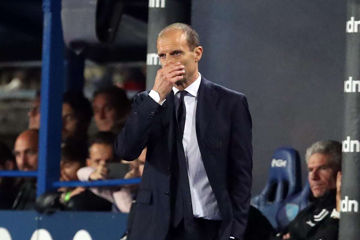 Massimiliano Allegri deluso