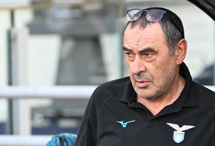 Maurizio Sarri in panchina