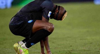 Tegola Napoli, infortunio per Osimhen: la situazione